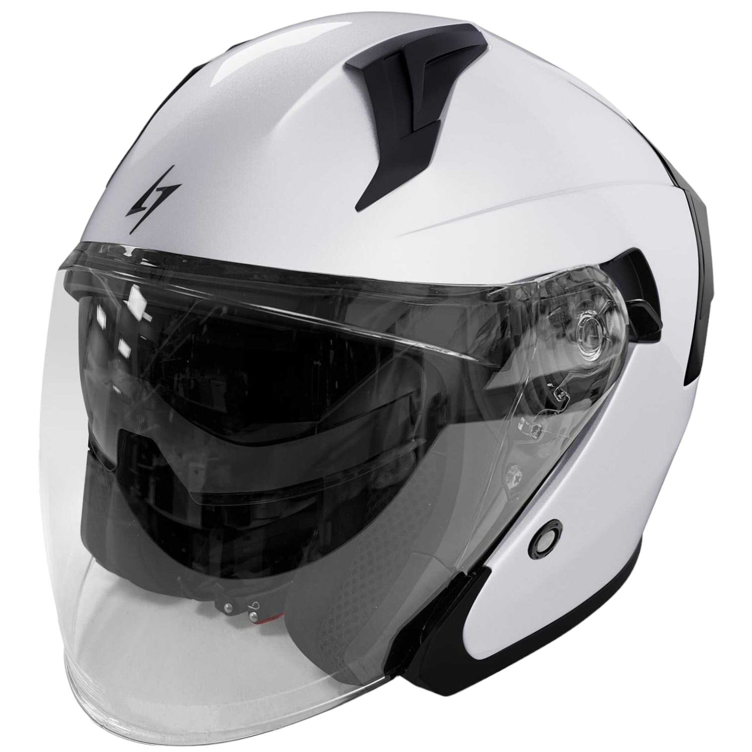 Stormer Run Motocyklová prilba White Pearly veľkosť L