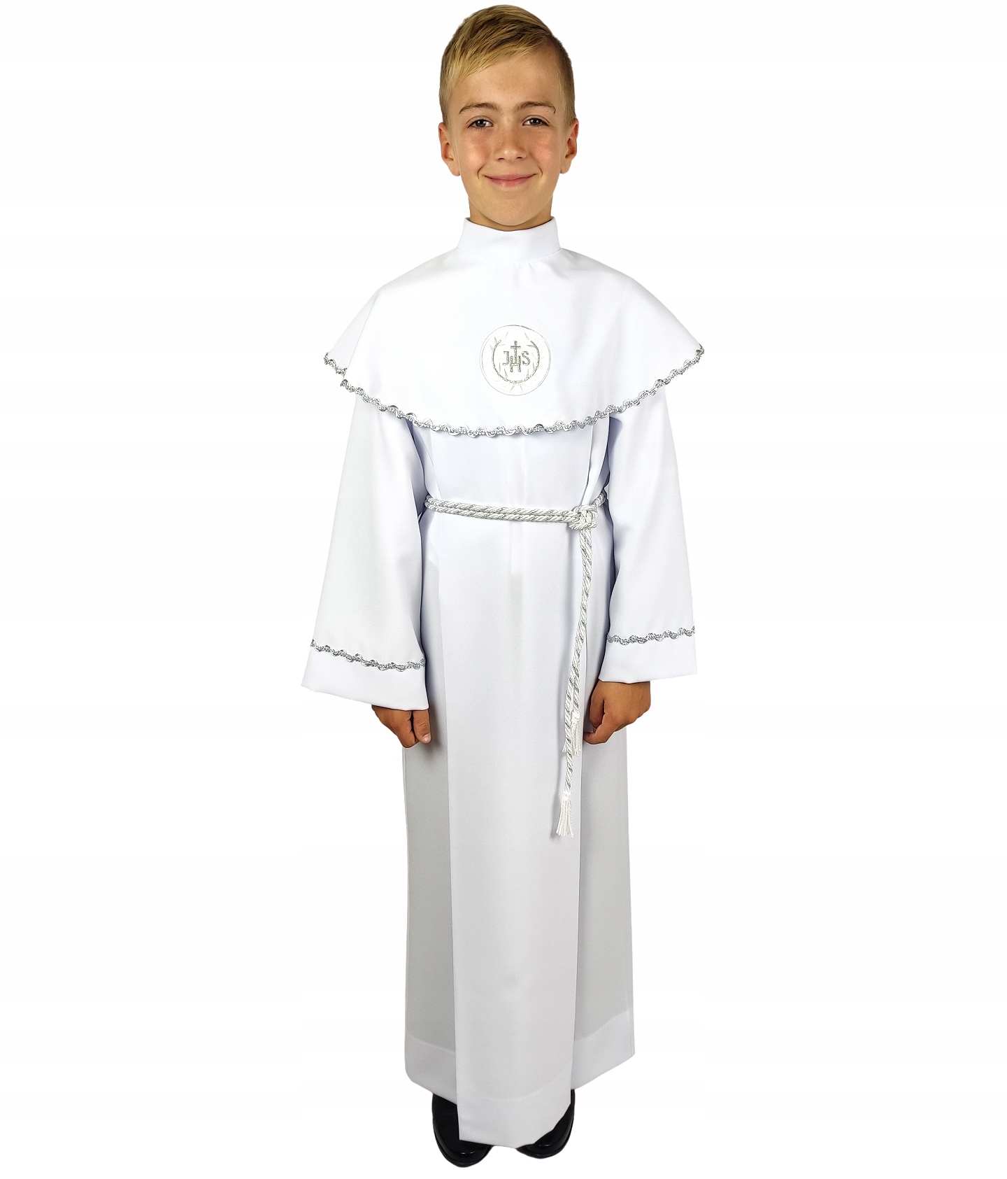 Alba komunijna - chłopiec, dziewczynka - r. 128 Marka inna