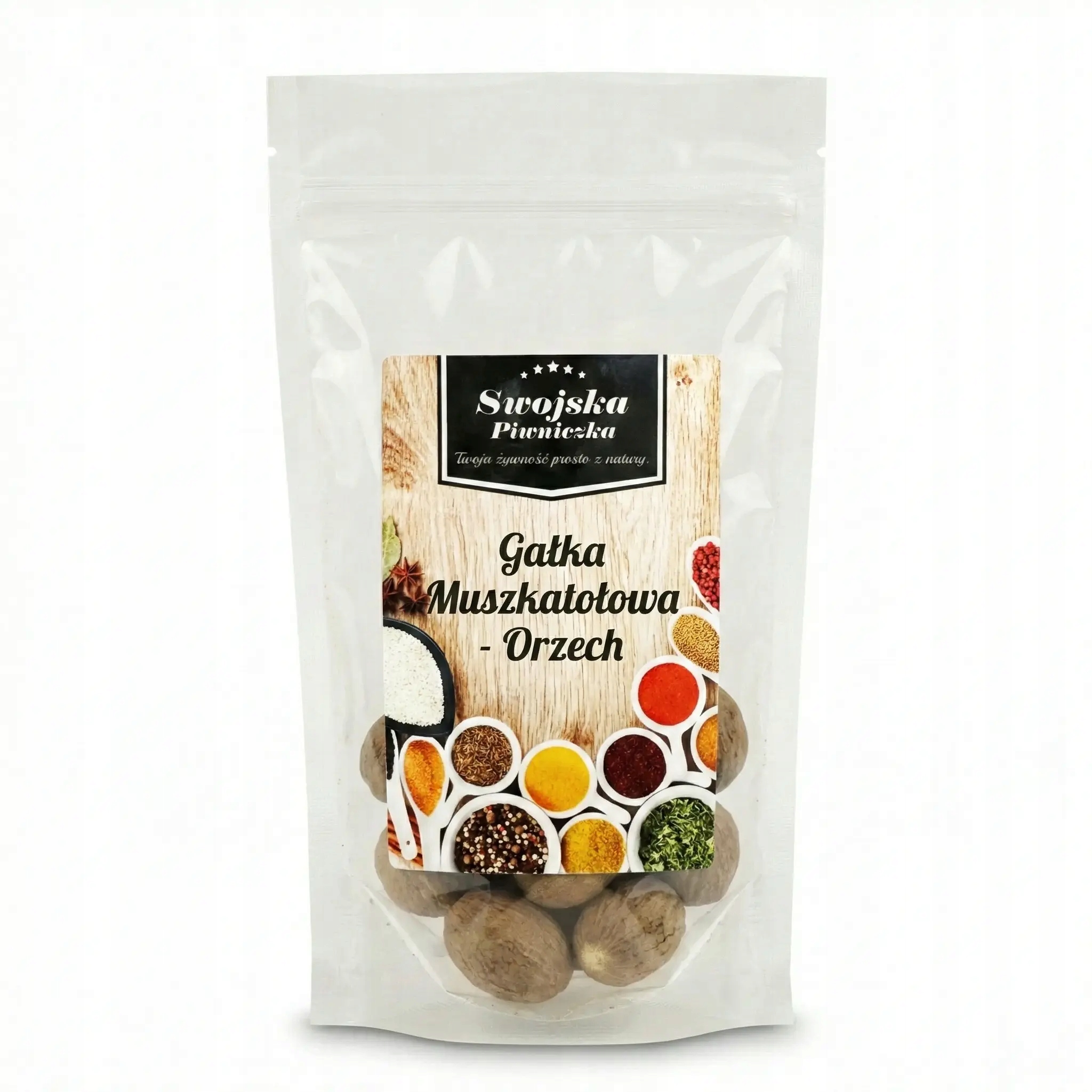 Gałka Muszkatołowa Cała Orzech 1Kg Swojska Piwniczka