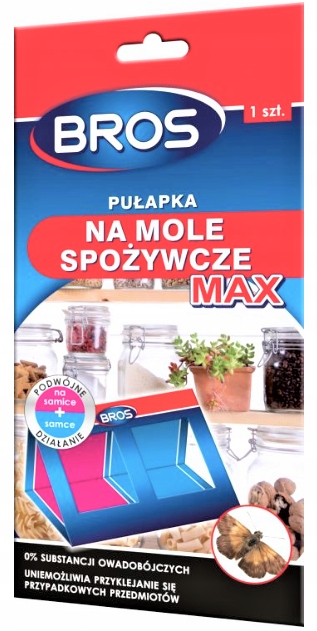 

Bros Pułapka na mole spożywcze Max 1szt feromony
