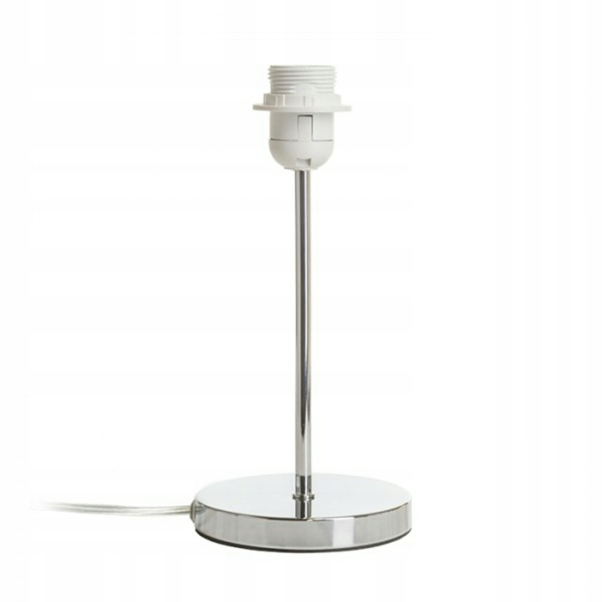 Rendl Nyc stolný podstavec chróm E27, výška 25 cm, základňa 12,5 cm