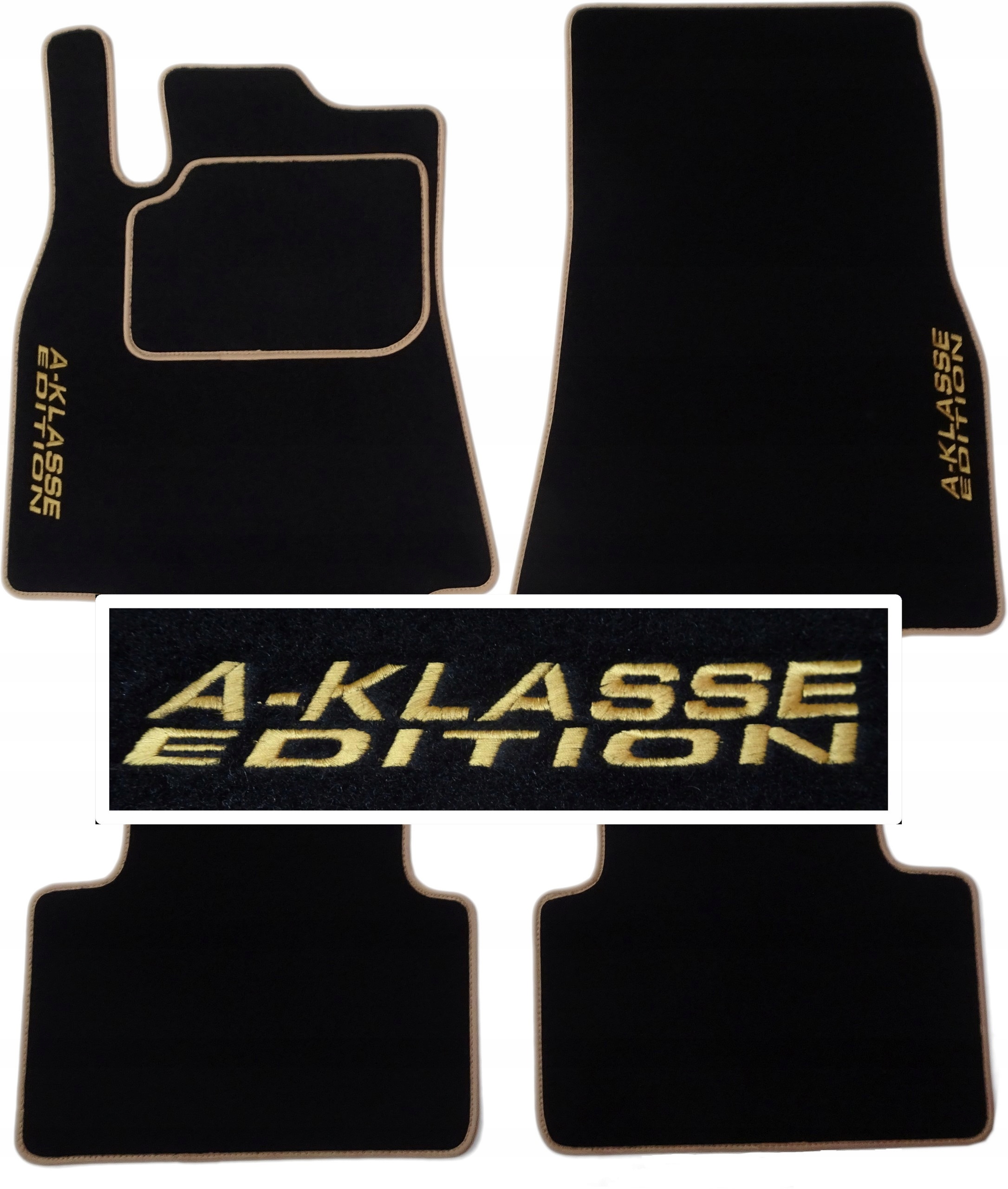 

Mercedes A-klasa W169 Dywaniki Classic Haft CH2