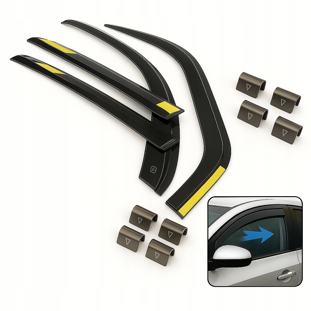 Deflektory oken Heko Toyota Rav4 IV 5D 2013-2019 4ks