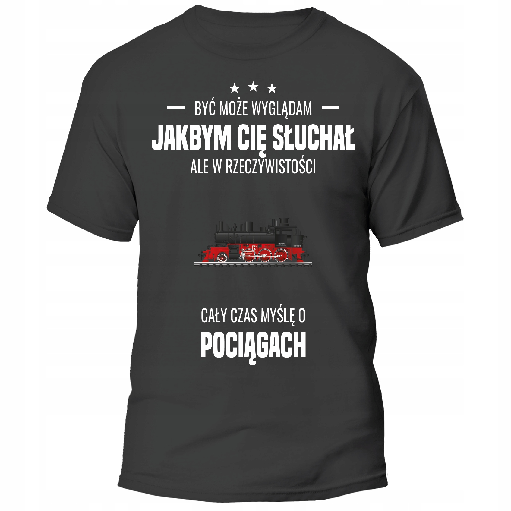 

Koszulka Cały Czas Myślę O Pociągach