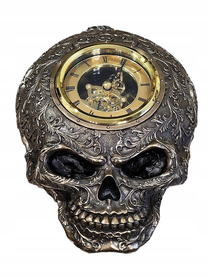 Hodiny Na Stenu Lebka Darček Na Halloween Pre Milovníkov Hororov