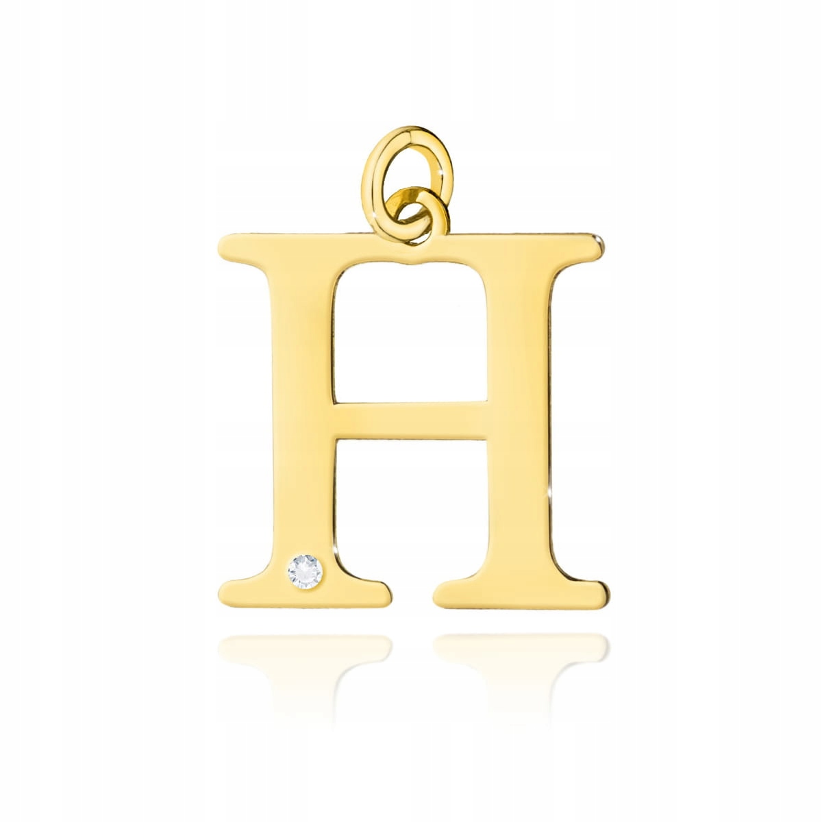 

Złota Zawieszka Litera H 585 Brylant 0,005 ct