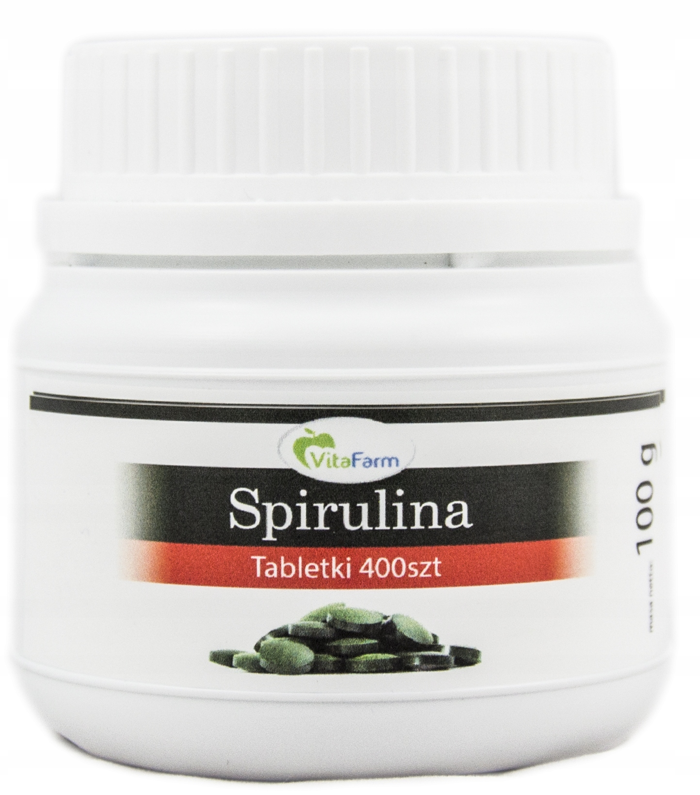 Spirulina w tabletkach Vitafarm 400szt
