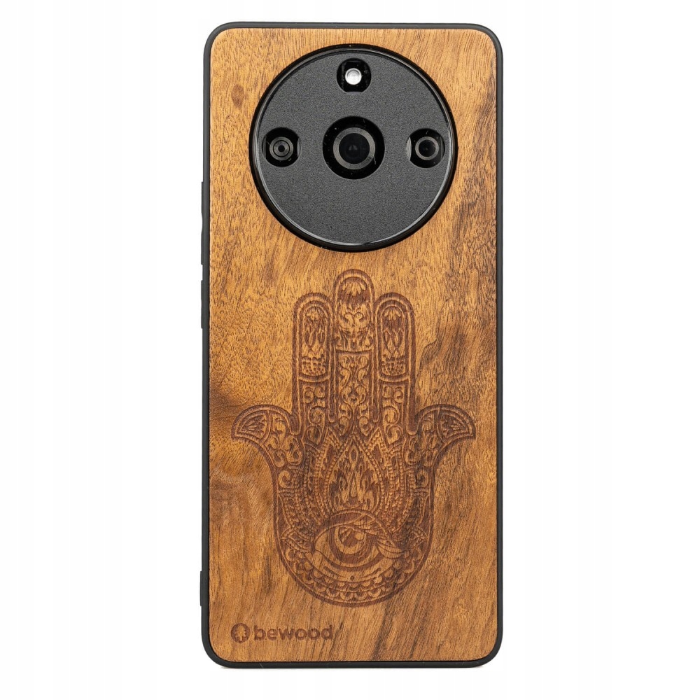 Dřevěné Pouzdro Bewood pro Realme 11 Pro 5G 11 Pro Plus 5G Hamsa Imbuia