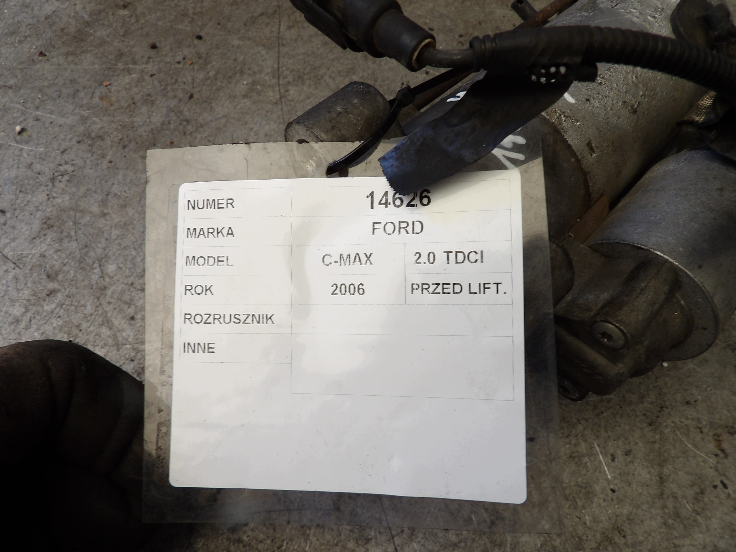 Ford C-max 2,0 TDCI starter
