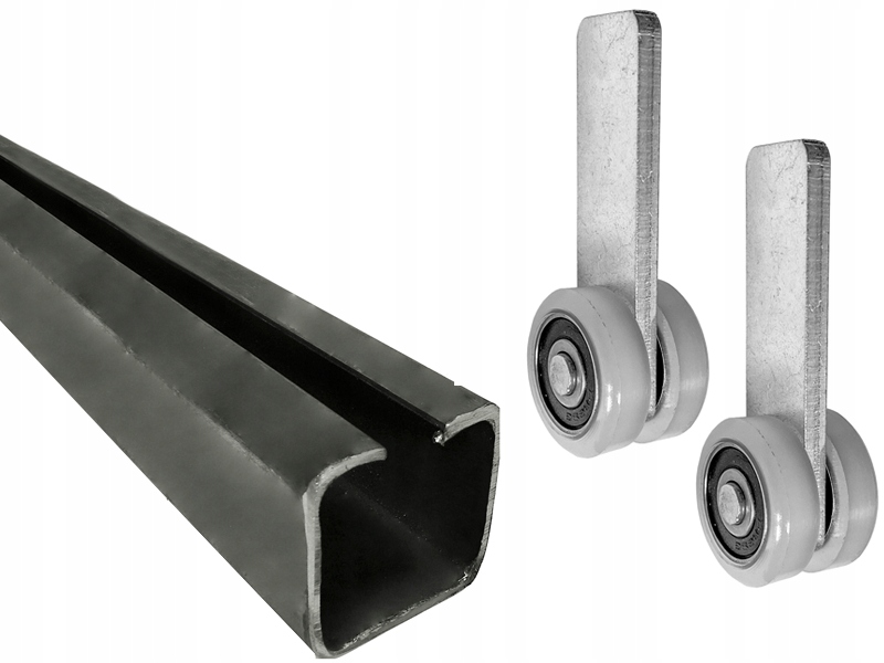 

Profil 30x30x2mm + 2 Rolki Wózki do bramy drzwi