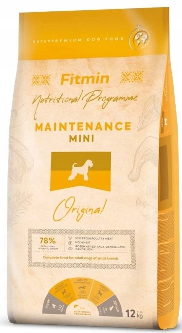 Fitmin Maintenance Mini sucha karma dla psa Drób premium 12 kg