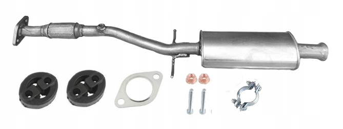 2861017000 28610-2D107 - ГЛУШИТЕЛЬ ПЕРЕДНИЙ HYUNDAI MATRIX 1.6 1.8 КОМПЛЕКТ 2001