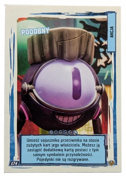Karta Lego Ninjago Seria 9 Następny Poziom Numer 174