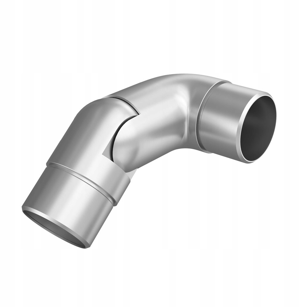 Koleno kloubové pro madlo Ø42,4 x 2,0 mm, nerezová ocel, broušené