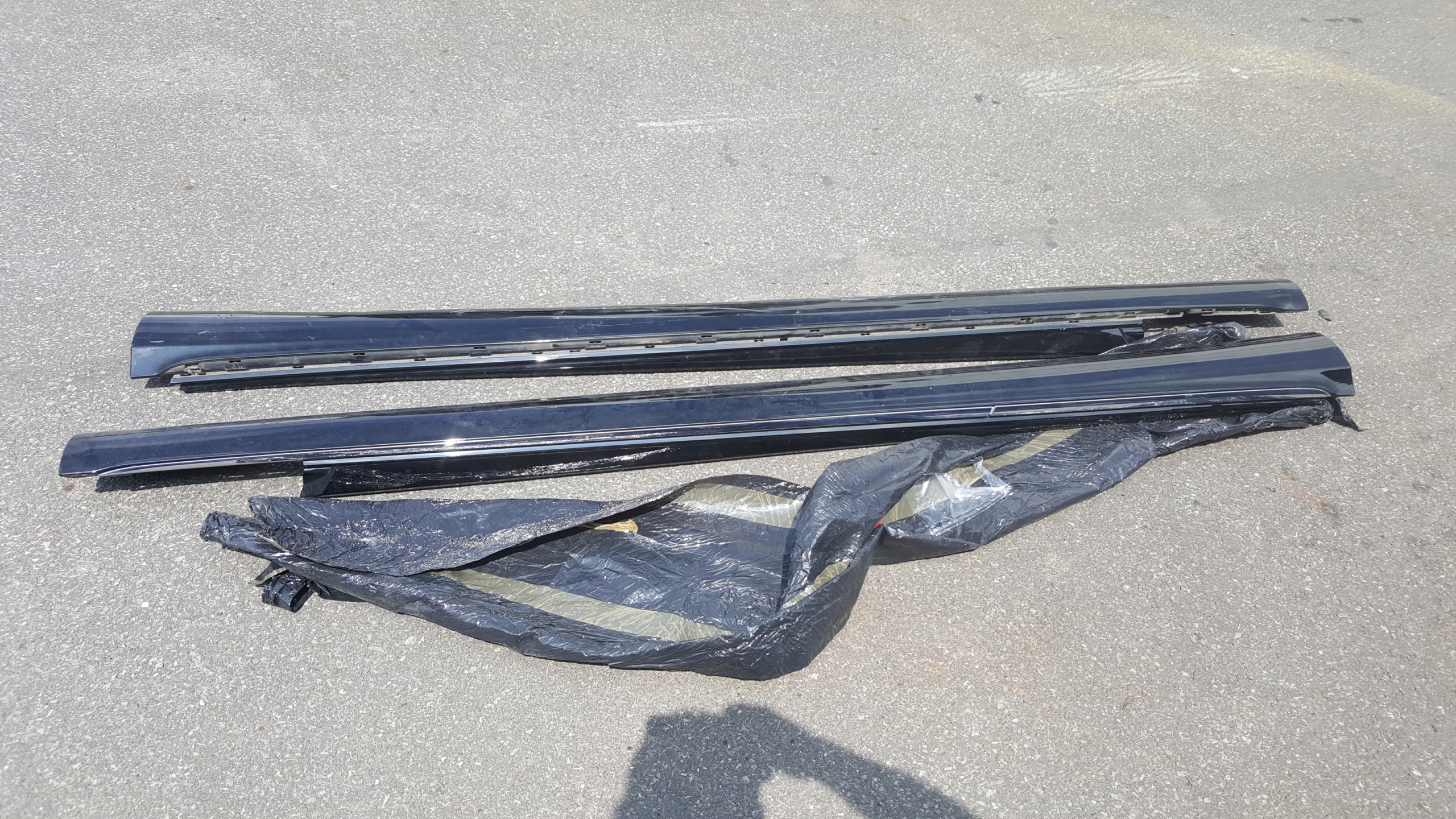moulding threshold threshold cap MERCEDES C W205 LIFT OE black