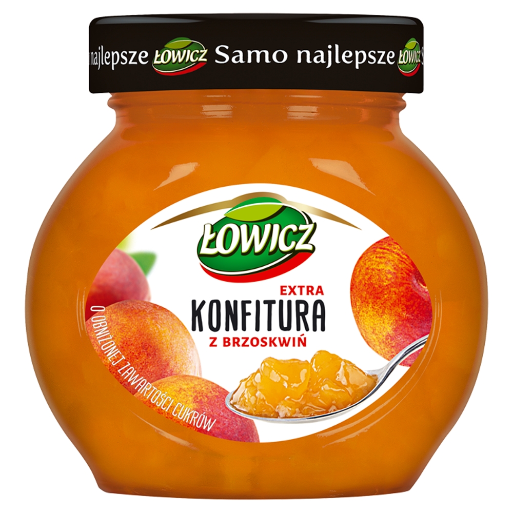 Levně 5X Łowicz Zavařenina Extra s broskvemi 240 g