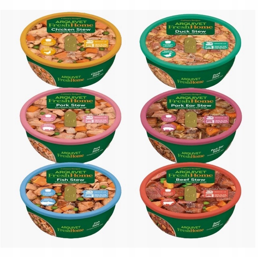 Levně Arquivet Fresh Home Guláše mix balení 6 Ks x280g