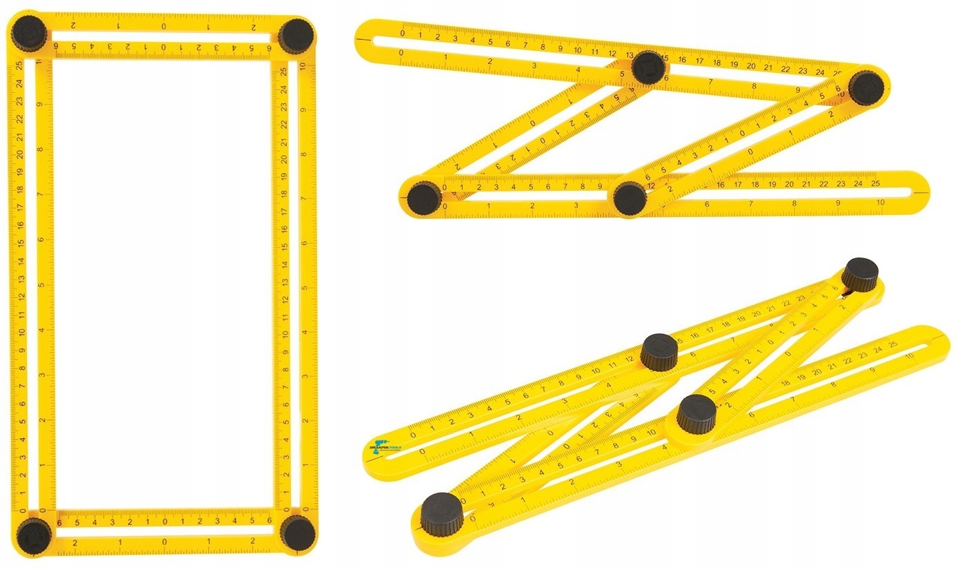 

Kątownik Templater Linijka Miarka Kątowa Wielofunk