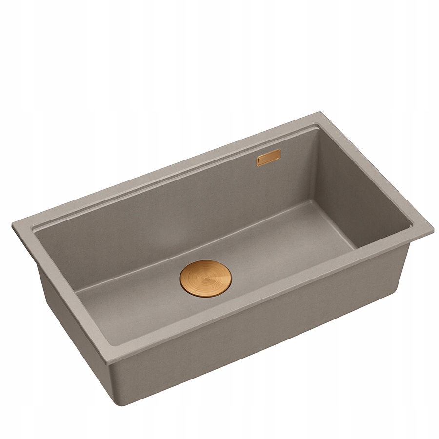 Logan 110 GraniteQ zlewozmywak soft taupe 76x44x23,5 podwieszany ,miedz