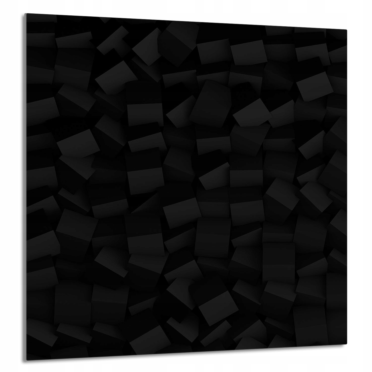 Skleněný Panel Do Kuchyně 60x65 Černé Tvrzené Sklo