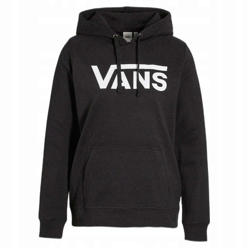 Mikina s kapucí černá Vans Drop V Logo Xs