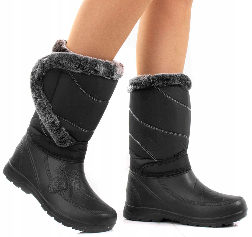 6199 CZARNE OCIEPLANE ŚNIEGOWCE KALOSZE 41 Kod producenta BM-25-BLACK-41