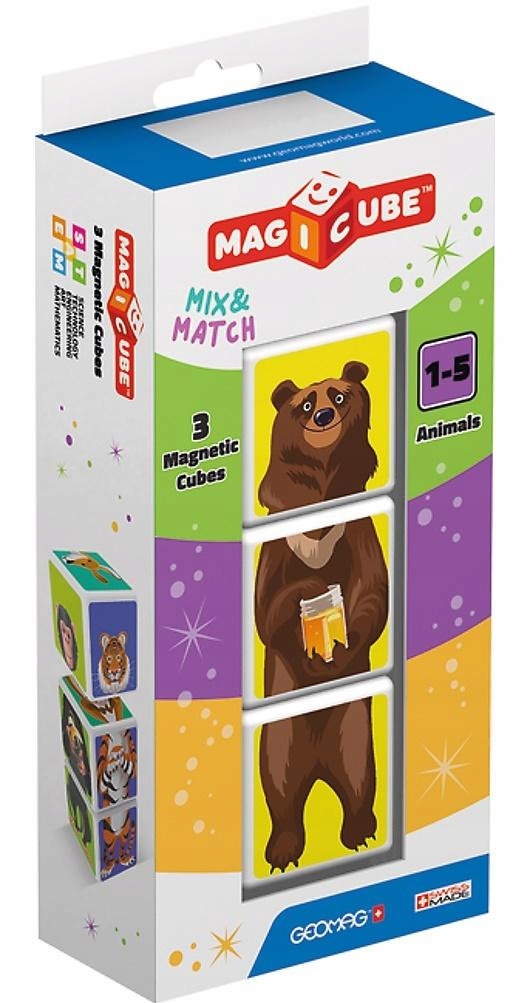Tm Toys GEO110 Magicube zwierzęta Liczba elementów 3 szt.