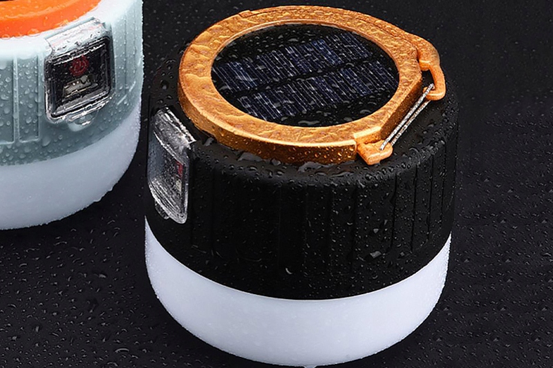 LAMPA LED OGRÓD TARAS BIWAK KEMPING NAMIOT SOLARNA Liczba trybów 3