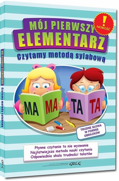 

Mój Pierwszy Elementarz Czytam Miękka Nagrody Greg