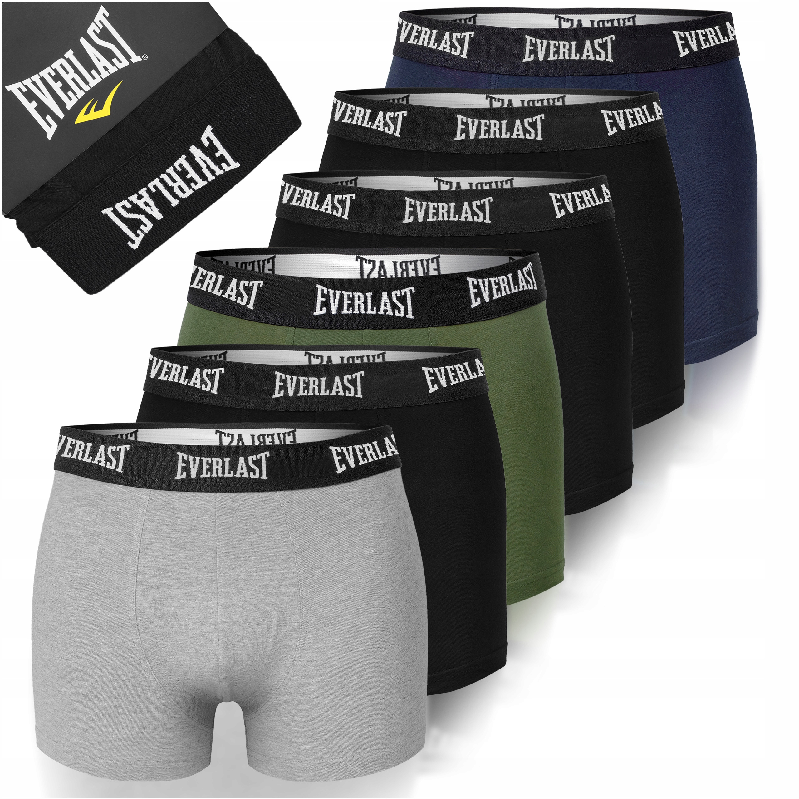 Everlast Bokserki Męskie Bawełniane BM404 6 sztuk Rozmiar L
