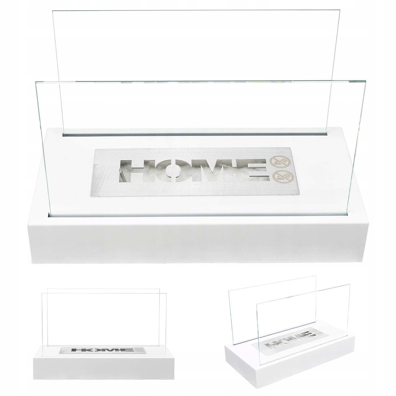 Volně Stojící Biokrb 36x18x22 cm Home Bílý Mat Na Stůl Na Biopalivo