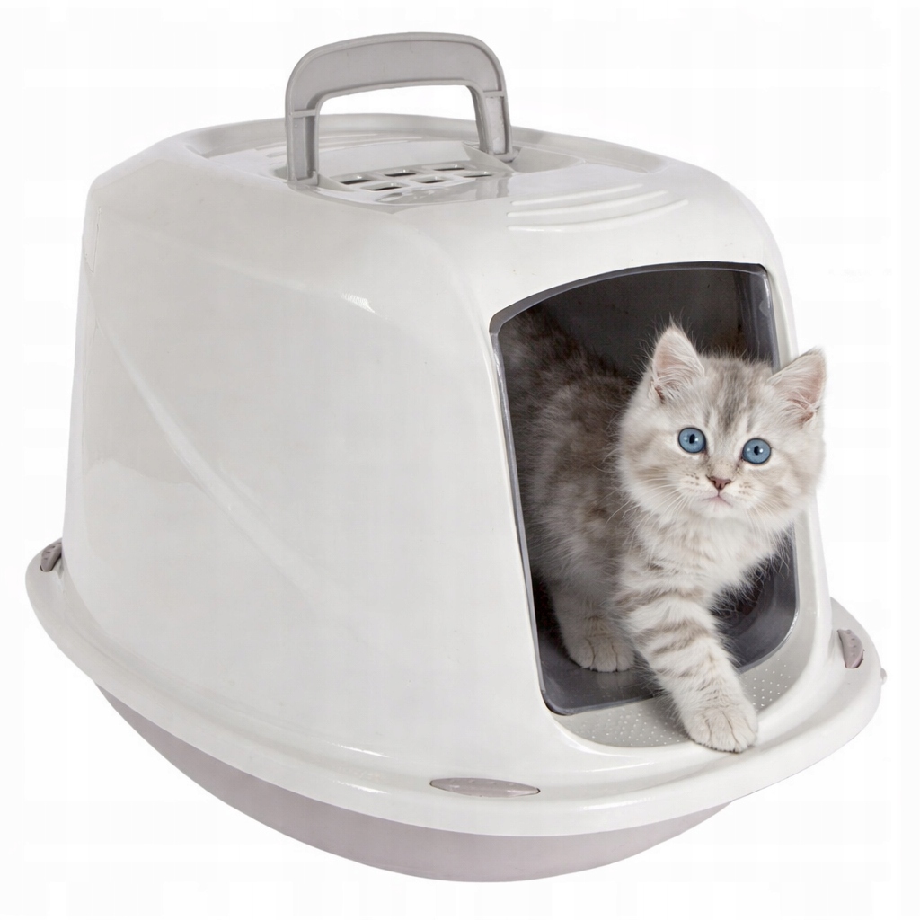 Levně Toaleta pro kočky s filtrem Galaxy Deluxe s filtrem Velká 57x39,5x38 cm