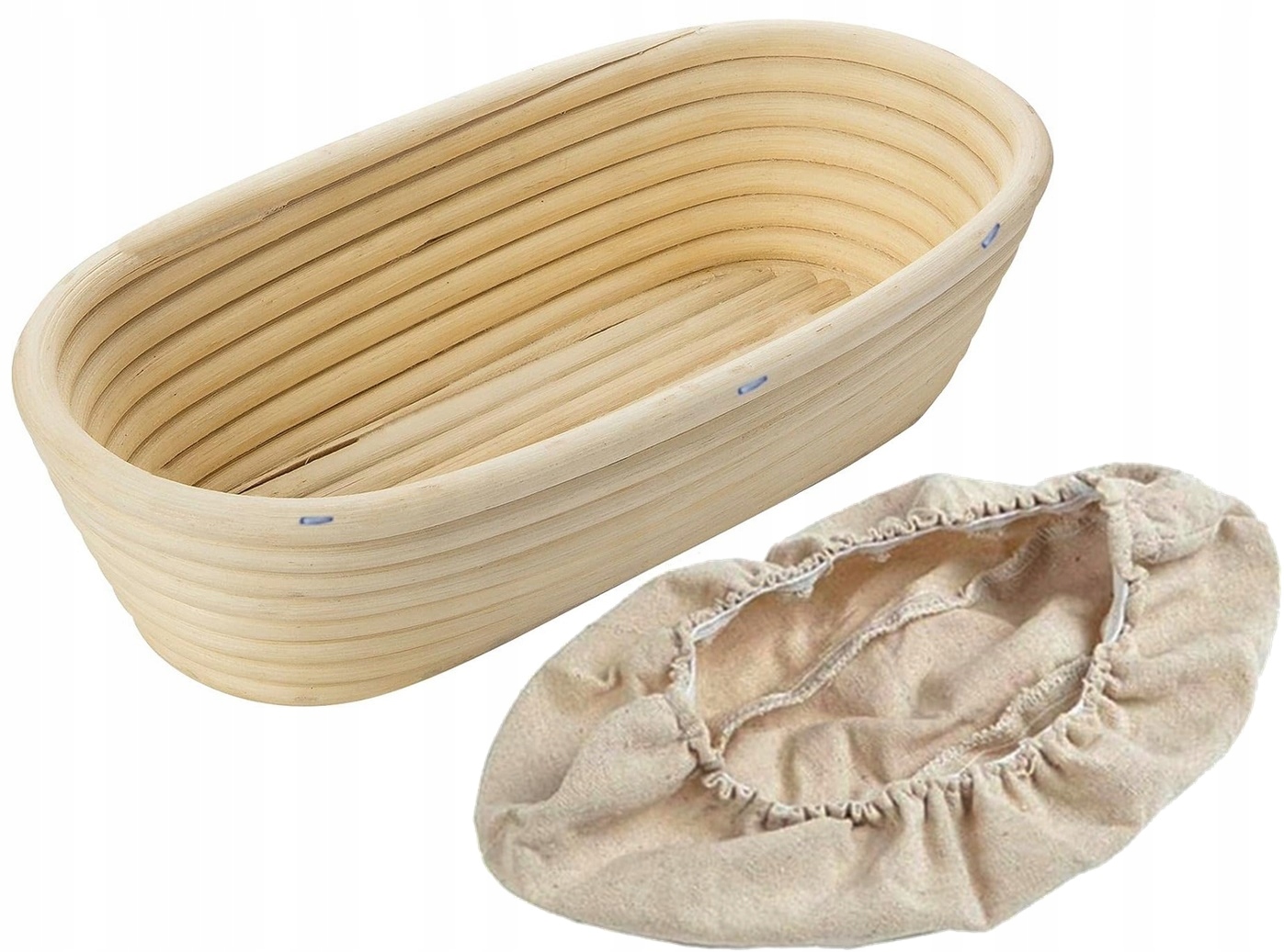 KOSZYK RATAN FORMA DO WYRASTANIA CHLEBA garowania ciasta na chleb 28cm