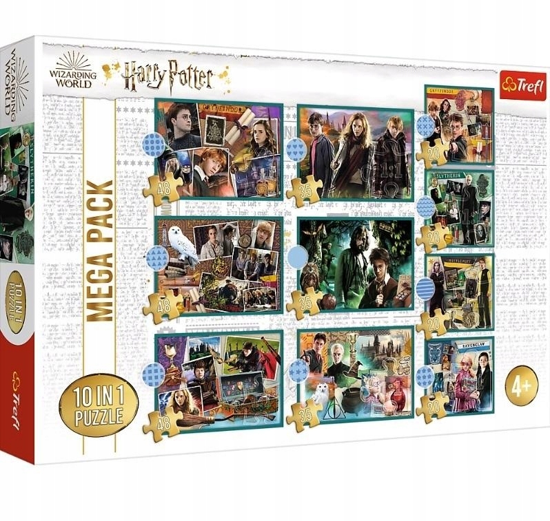 Puzzle 10w1 Harry Potter W świecie Harrego Trefl