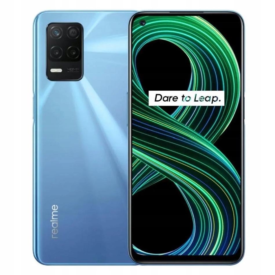 Smartfón Telefon Realme 8 6GB/128GB 5G Nový Telefon 6.5" Modrý