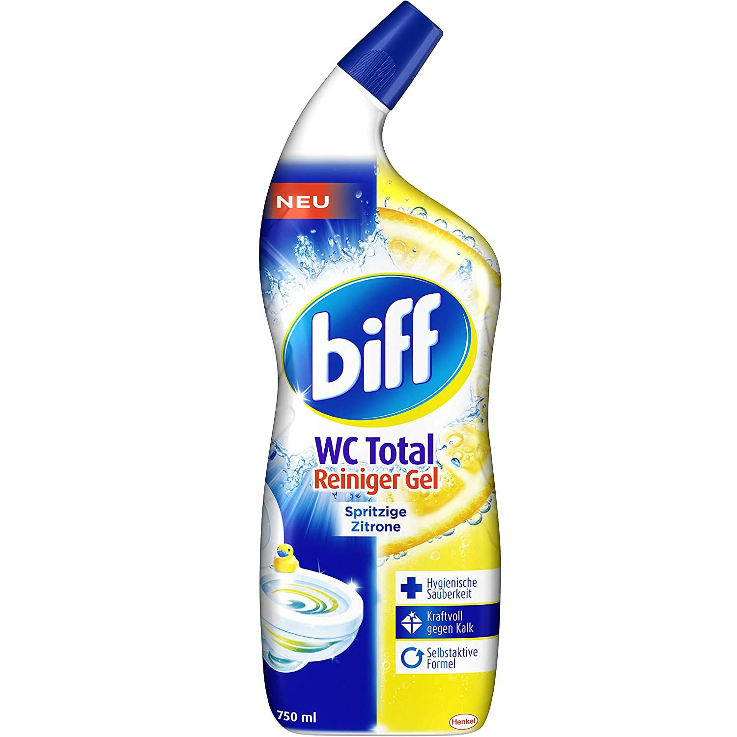 De Biff Wc Total Cleaner Gel Sparkling Lime 750ml