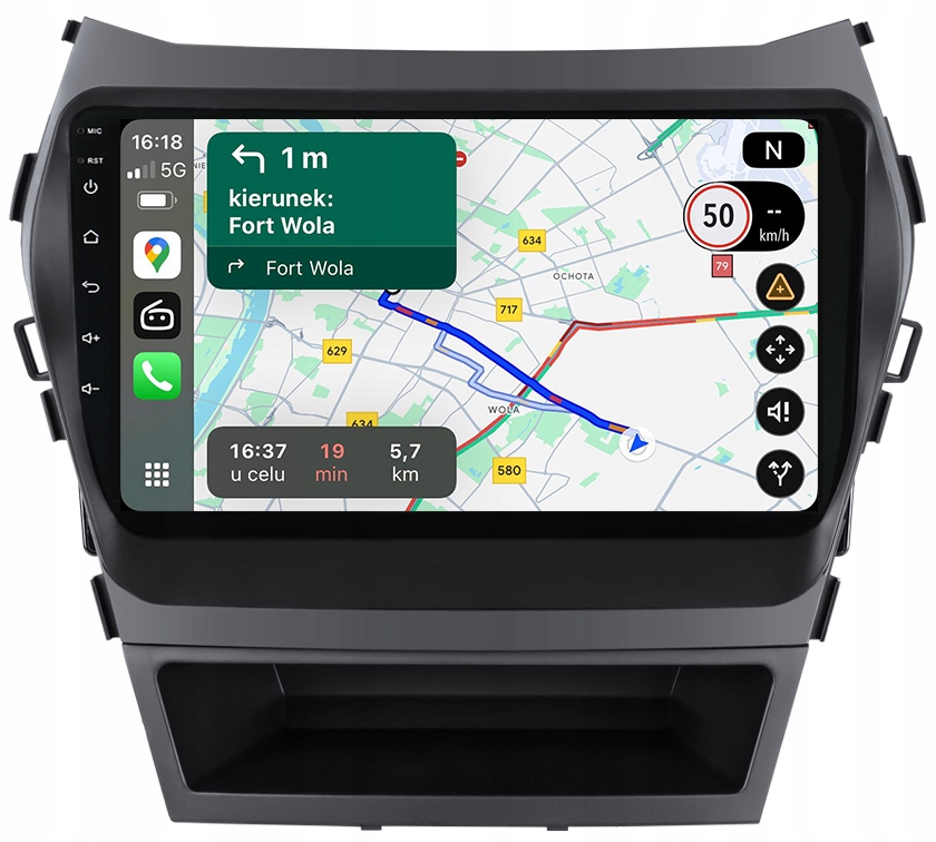 Hyundai IX45 Santa Fe Rádio Navigace Android Auto Carplay 8GB/128GB Dsp