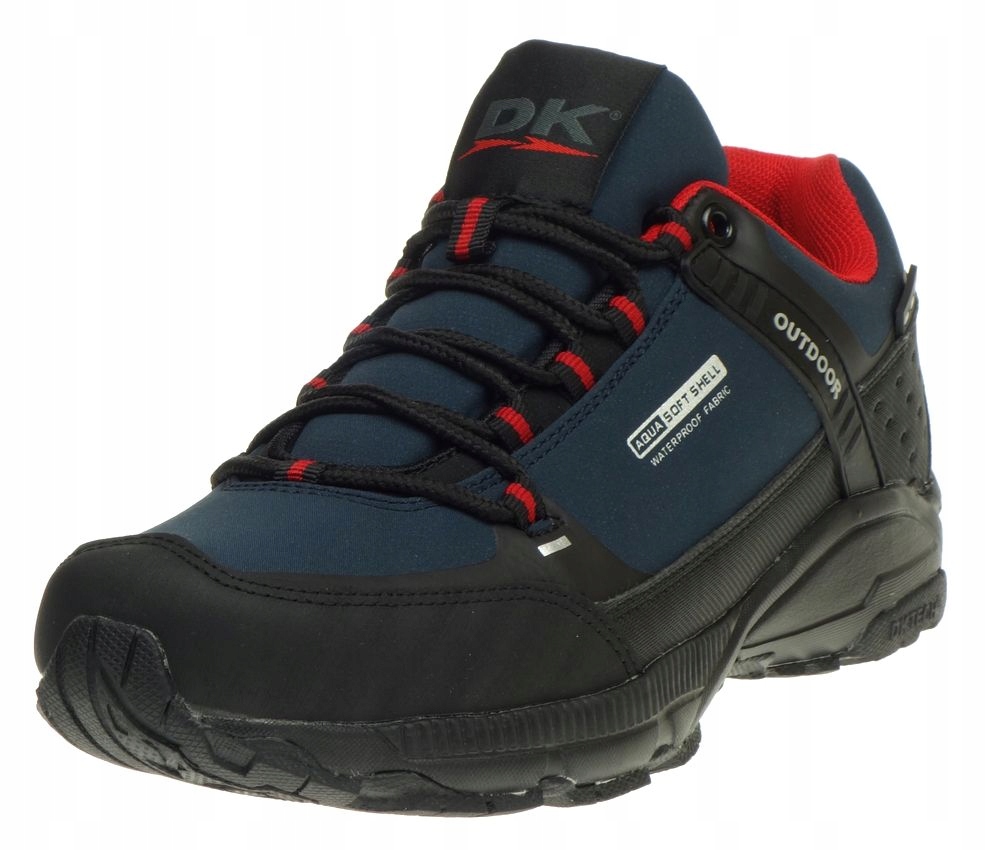 Buty Damskie Trekkingowe DK PREDATOR SoftShell OUTDOOR Sportowe Navy/Red 38 Rozmiar 38