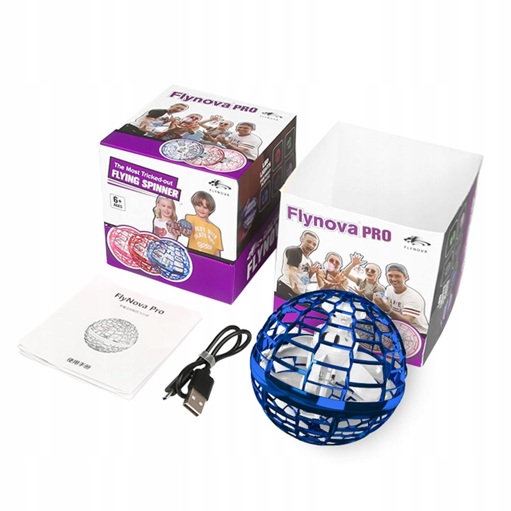 LATAJĄCA PIŁKA LED KULA USB ŚWIECĄCA DRON UFO Kod producenta FlyNova