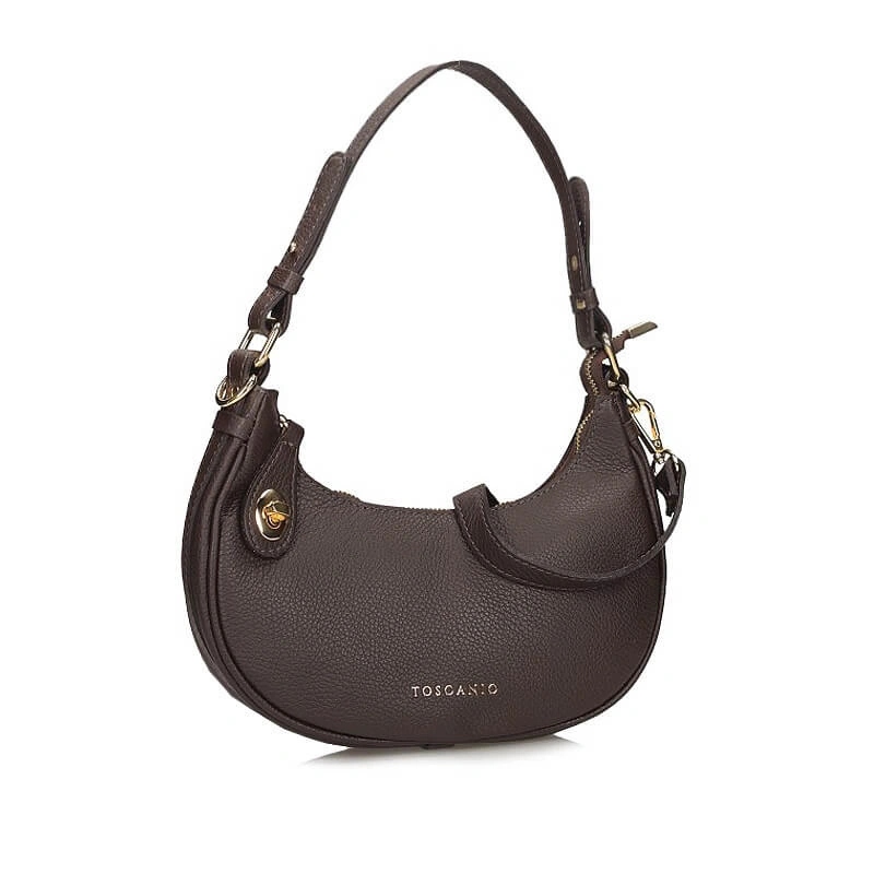 Dámská kabelka Toscanio G75 Bronz D23 kožená italská kabelka přes rameno