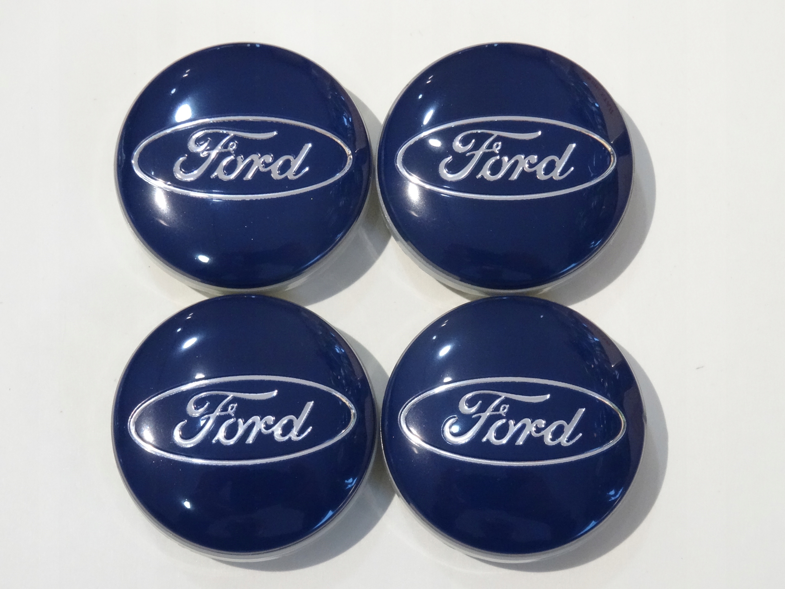 

4x Dekielki Dekle na felgi Ford 54 mm granat