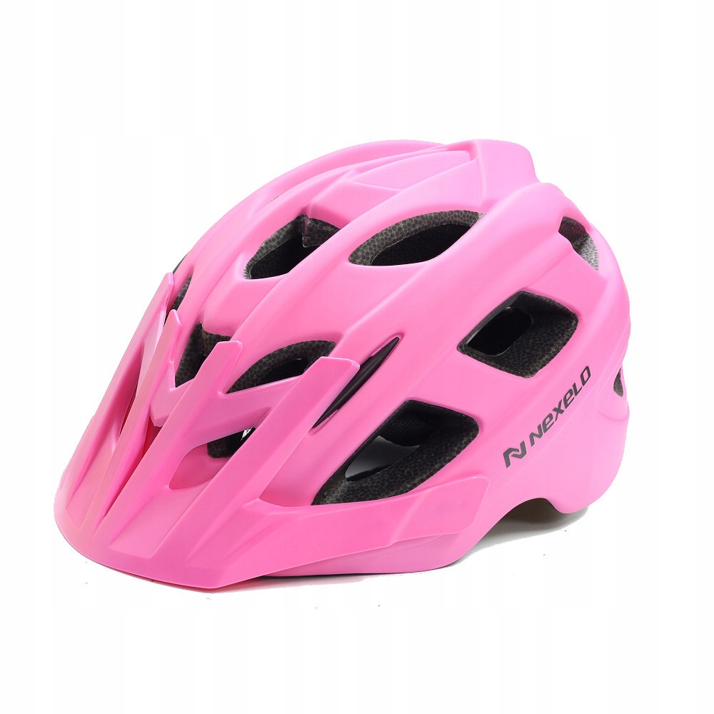 Kask Rowerowy Młodzieżowy Regulowany Kask Z Daszkiem Na Rower 53-55 CM