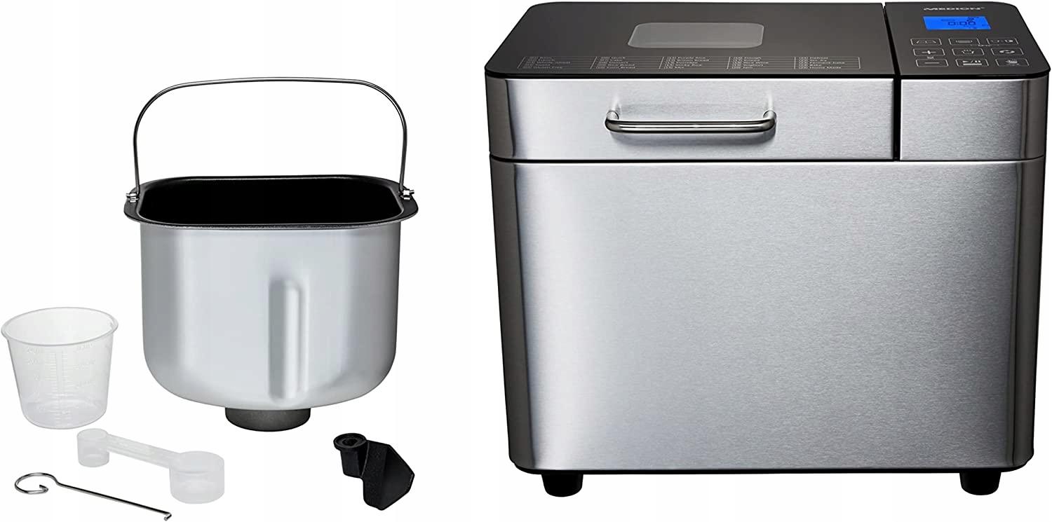 WYPIEKACZ DO CHLEBA 25 PROGRAM CHLEB JOGURT DŻEM Pojemność 1 kg