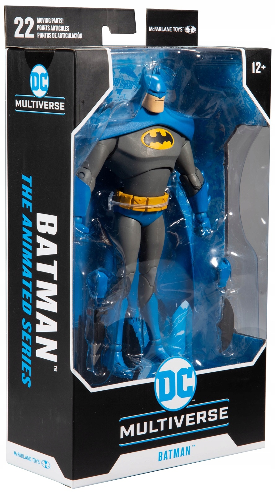 Duża Figurka Batman Animowany DC Multiverse 18cm. Materiał plastik