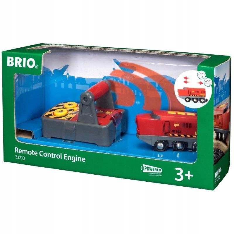 BRIO LOKOMOTYWA CZERWONA ZDALNIE STEROWANA