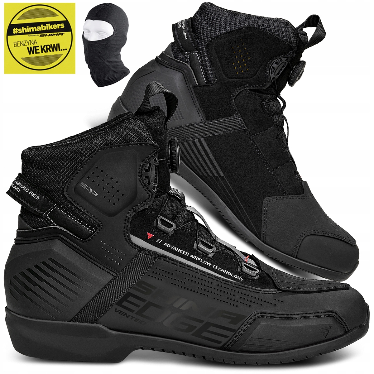 Motocyklové Topánky Shima Edge Vent Krátke Mužské Vetrané Darčeky