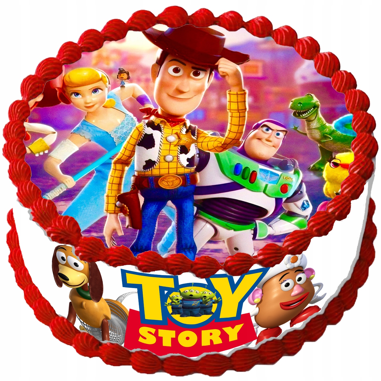 ZESTAW OPŁATEK 25CM + POSTACIE TOY STORY BAJKA 13096221995 Allegro.pl