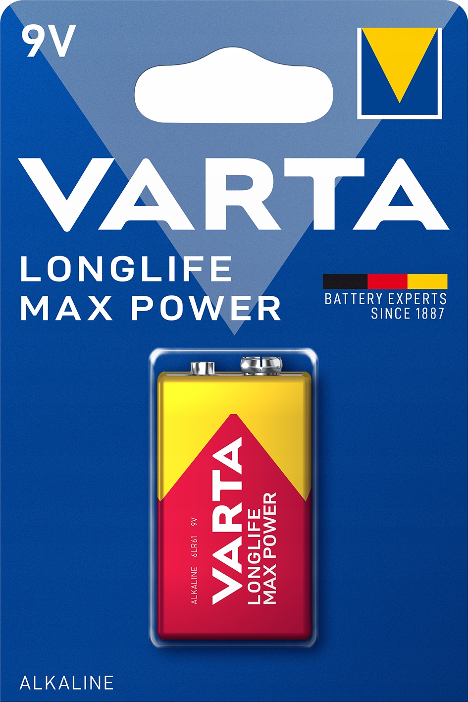 bateria Varta Longlife Max Power 6LR61/9V
