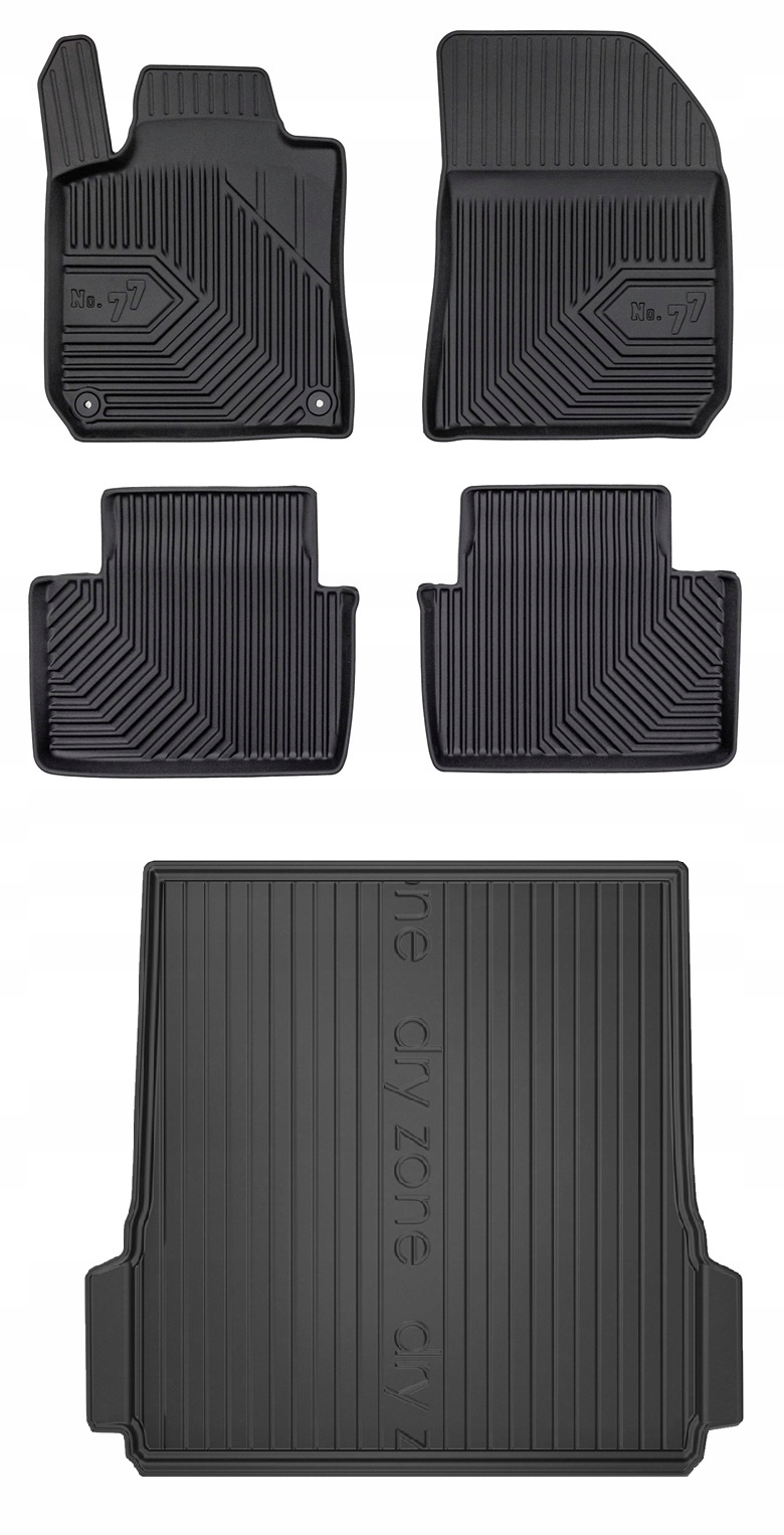 Set 77 Gumové rohože a rohože Peugeot 308 2 Kombi 2013-2021 zwb