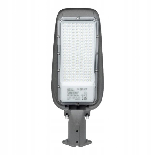 Šedá Led pouličná lampa 150W 19500lm 6500K Eco EC20408